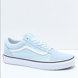 Vans Old Skool Baby Blue & True White Shoes